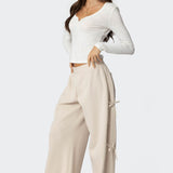 Claudette Baggy Ribbon Joggers