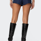 Harrison Pinstripe Micro Shorts