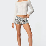 Sephira Sequin Micro Shorts