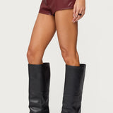 Alba Faux Leather Shorts
