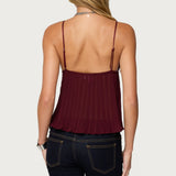 Rhian Lacey Pleated Babydoll Top
