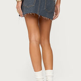 Micah Denim Mini Skirt