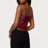 Carmie Vinyl Tank Top