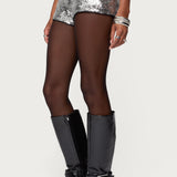 Shauna Sequin Micro Shorts