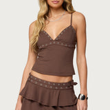 Hailie Grommet Tank Top