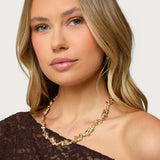 Abstract Textured Necklace
