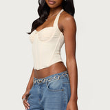 Abigail Ruched Halter Corset