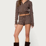 Kenny Polka Dot Knit Shorts