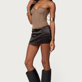 Deirdre Mesh Lace Up Corset