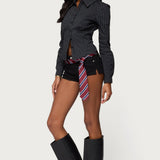 Tailored Pinstripe Button Up Shirt