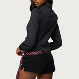 Tailored Pinstripe Button Up Shirt