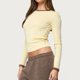 Zander Contrast Long Sleeve T Shirt