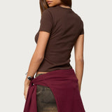 Nikkey Semi Sheer T Shirt