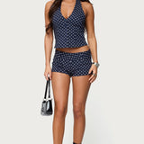 Twyla Polka Dot Halter Top