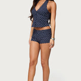 Twyla Polka Dot Halter Top
