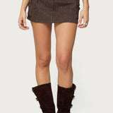 Lorna Pinstripe Mini Skort