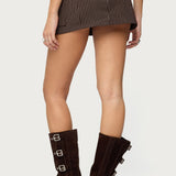 Lorna Pinstripe Mini Skort