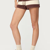 Riley Striped Knit Shorts