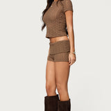 Rye Sheer Textured T Shirt