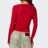 Mora Lace Trim Ribbed T Shirt