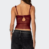 Mercy Sheer Mesh Bra Top