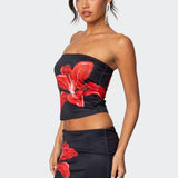 Tiger Blossom Tube Top