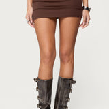 Aisha Low Rise Mini Skirt