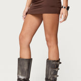 Aisha Low Rise Mini Skirt