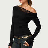 Layered Lacey Off Shoulder Top