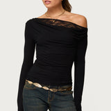Layered Lacey Off Shoulder Top
