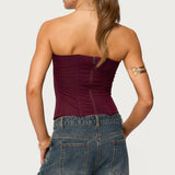 Reed Sheer Mesh Corset