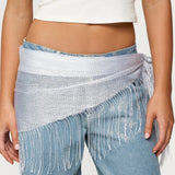 Fringed Waist Scarf