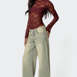 Colette Sheer Lace Bodysuit