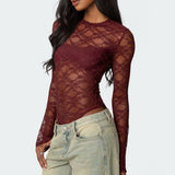 Colette Sheer Lace Bodysuit