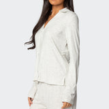 Justina Button Up Top