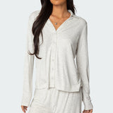 Justina Button Up Top