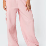 Wide Leg Cargo Joggers