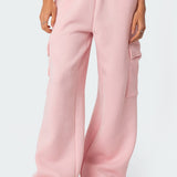 Wide Leg Cargo Joggers