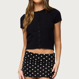 Coreen Button Up Knit Top