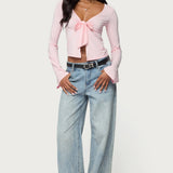 Scarlette Tie Front Top