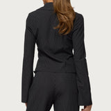 Pinstripe Tailored Button Up Shirt