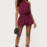Aida Backless Bubble Mini Dress