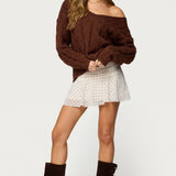 Lulah Plaid Mini Skirt