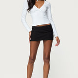 Doron V Neck Long Sleeve Top