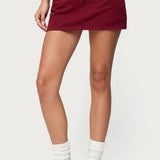 Camelia Denim Mini Skort