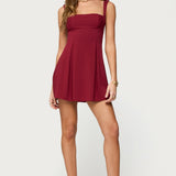 Mazey Square Neck Mini Dress