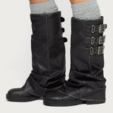 Knee High Scrunch Socks