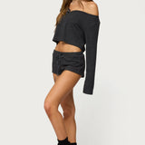 Teddy Waffle Shorts