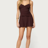 Deborah Ruched Mini Dress