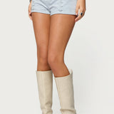 Sloane Faux Suede Micro Shorts